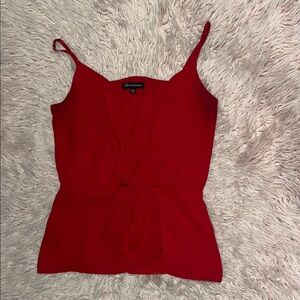 Red Flowy Camisole Tank Top – Size M ❤️